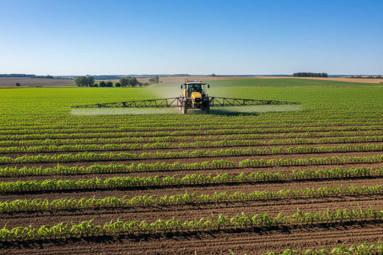 champs agricole desherbage